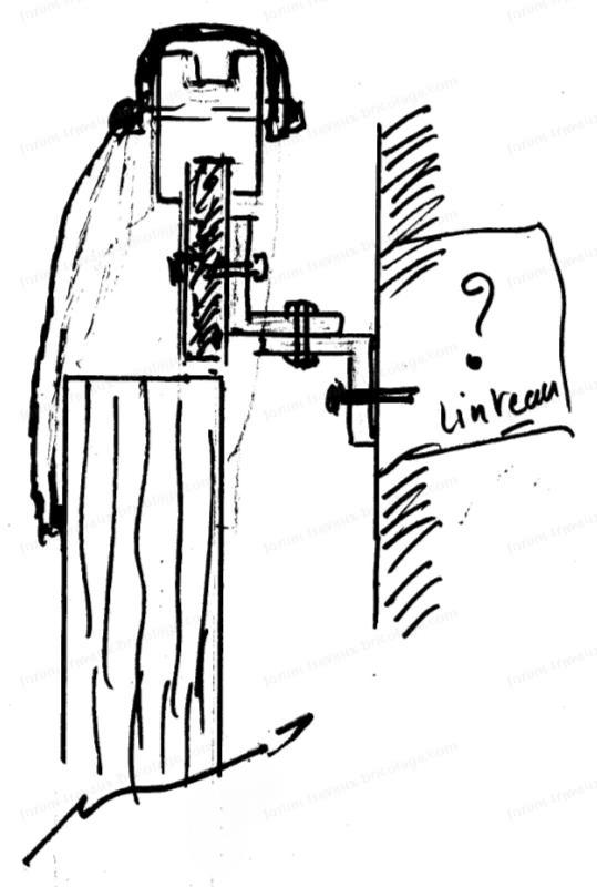 croquis fixation porte coulissante